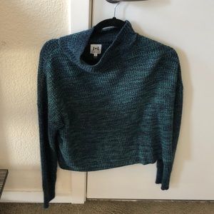 Blue knit sweater